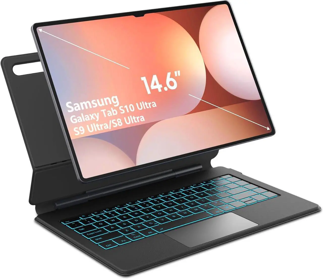 Magic Keyboard Case for Samsung Galaxy Tab S10 Ultra S9 Ultra S8 Ultra ...