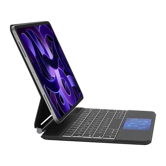 Magic Keyboard Case for iPad Air 5th 4th Generation 2022 2020, iPad Pro 11 inch 2022 2021 2020 2018, Wireless Backlit Keyboard Cover with Trackpad