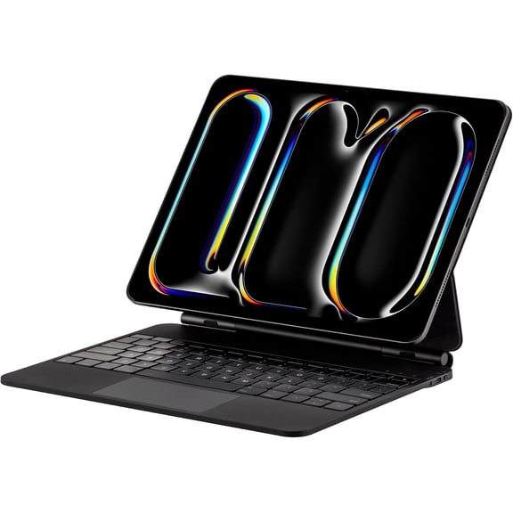 Magic Keyboard Case for iPad Pro 13 inch M5 2025 / M4 2024, Magnetic Keyboard Folio with Multi‑Touch Trackpad, Backlit Keys,Black