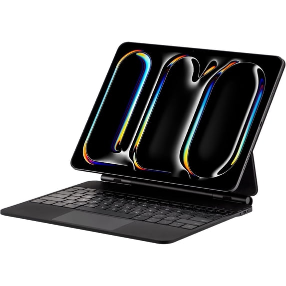 Magic Keyboard Case for iPad Pro 13 inch M5 2025 / M4 2024, Magnetic Keyboard Folio with Multi‑Touch Trackpad, Backlit Keys,Black