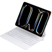 Magic Keyboard Case for iPad Pro 13 inch M5 2025 / M4 2024, Magnetic Keyboard Folio with Multi Touch Trackpad, Backlit Keys,White
