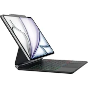 Magic Keyboard Case for iPad Air 13 inch M4 2026 M3 M2 2025 2024, iPad Pro 12.9 6th 5th 4th 3rd Gen 2022 - 2018, Wireless Magnetic Keyboard Case with Trackpad, Floating Cantilever Stand, Backlits