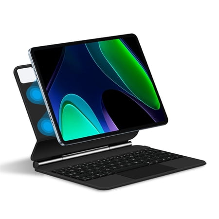 Magic Keyboard For Xiaomi Pad 6 & 6 Pro 11 inch Smart Cover Keyboard Slim Backlight mipad 6pro Tablet Case Magnetic TrackPad Black