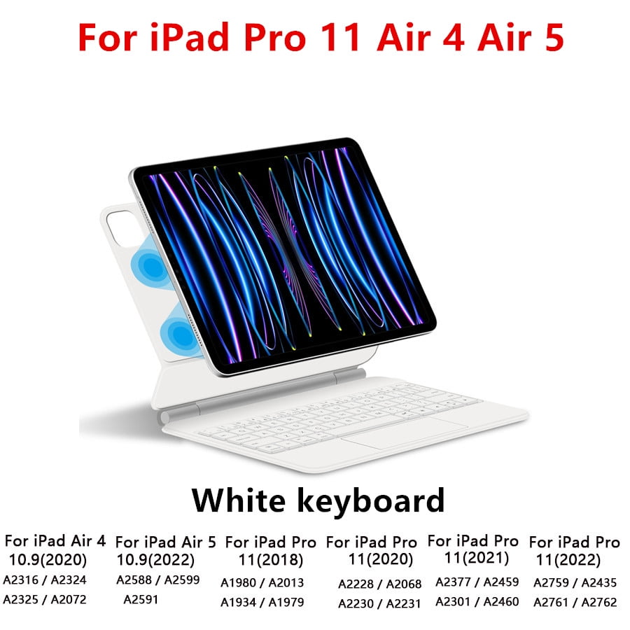 Magic Keyboard For iPad Air 11 2024 Pro 11 Air 6 5 4 Case,For iPad 10