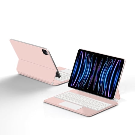 Magic Keyboard For iPad Pro 11 inch 4th 3rd 2nd 1st 2018 2020 2021 2022 For iPad Air 5th 4th Generation 10.9" Smart Keyboards Case Pro11 Cover Magnetic Backlight Trackpad Pink