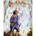 thumbnail image 1 of Magic Lantern Hand Coloured Slide Circa 1900. A Pilgrim's Progress By John Bunyan. Christian's Burden Is Lost Angels Blessing by John Short / Design Pics (28 x 34), 1 of 3