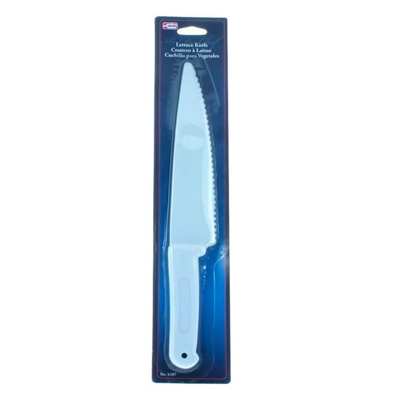 Magic Plastic Lettuce Knife with Serrated Blade, 11.25", Assorted Colors