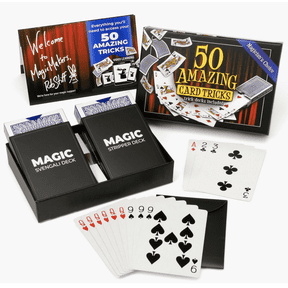 Magic Makers 50 Amazing Card Tricks Kit - Includes Trick Decks