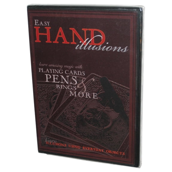 Magic Makers Easy Hand Illusions With Playing Cards Pen Rings DVD