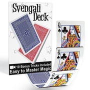 Magic Makers Svengali Deck Pro Brand Bridge Size - Red or Blue