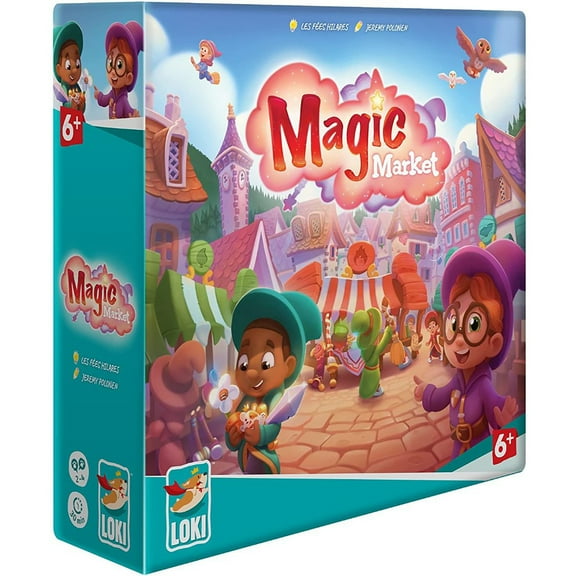 Magic Market - LOKI Childrens Board Game, Ages 6+, 2-4 Players, 30 Min