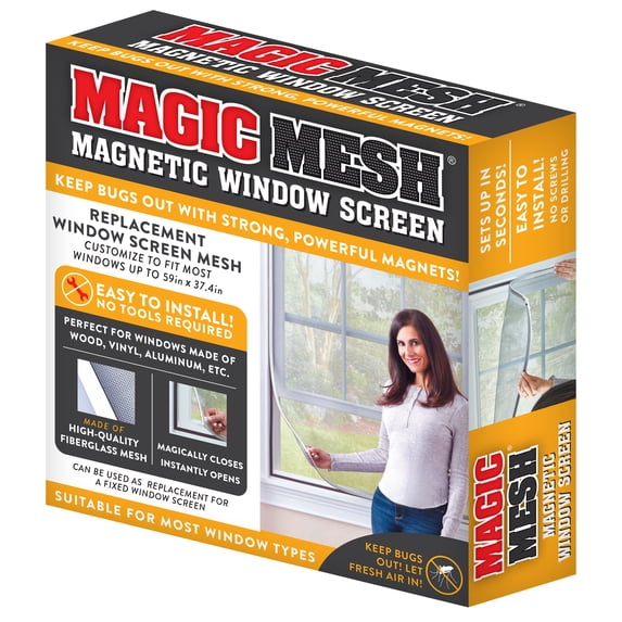 Magic Mesh Magnetic Window Screen