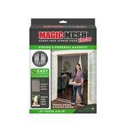 Magic Mesh Double Door Hands Free Magnetic Screen Door, Fits French & Sliding Doors 75 in x 83 in