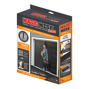 Magic Mesh Garage - Hands Free Magnetic Screen Door, Fits Single Garage Doors 8 & 9 Foot