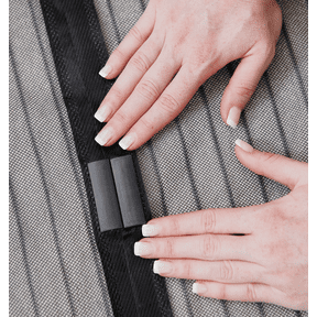 Magic Mesh Hands-Free Retractable Door Screen - Pack of 4 Residential Use, Standard Application