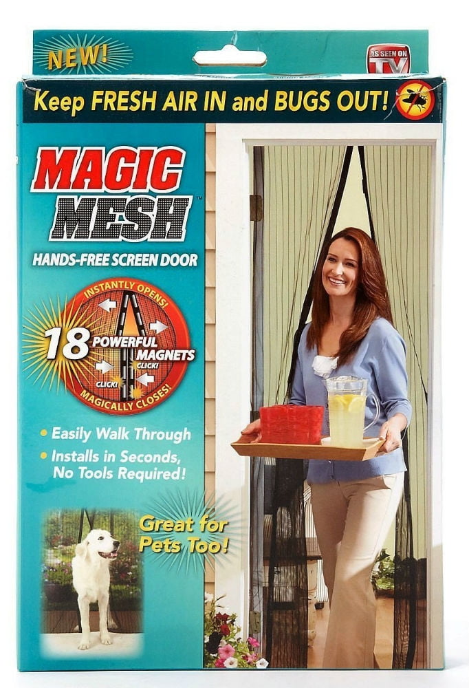 Magic Mesh MM011124 HandsFree Screen Door, As Seen On TV