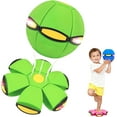 thumbnail image 1 of Magic Metaball Bouncing Ball, Bouncing Ball, Magic Flying Saucer, Bouncy Balls with 6 Light, Dual Form Freely Switchable, Interaction (Green), 1 of 8