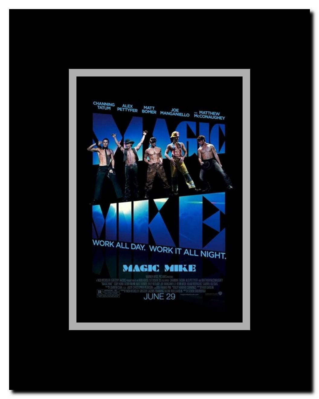 Magic Mike Framed Movie Poster