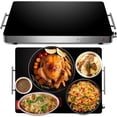 thumbnail image 1 of Magic Mill Food Warmer Stainless Steel Electric Food Warming Tray with Adjustable Temperature Control, 21" x 16", 1 of 7