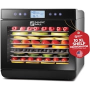 Magic Mill Premium Dehydrator Machine with 10 Stainless Steel Trays, Extra Large Capacity Food Dehydrator for Home Kitchen Countertop Use