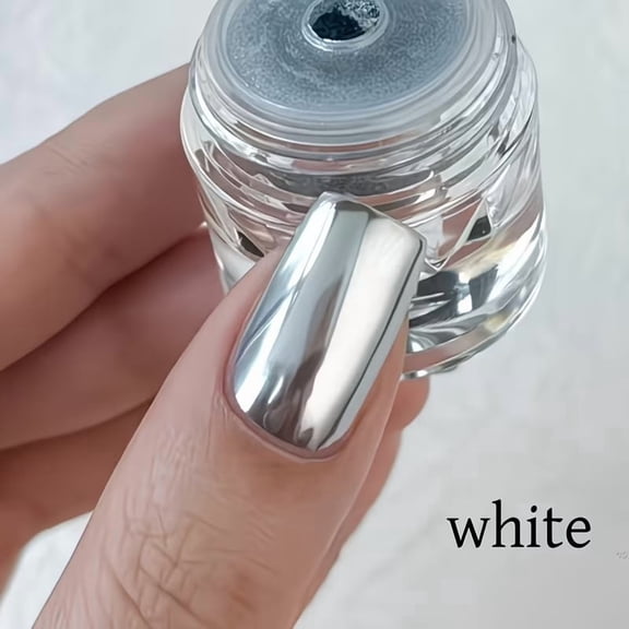 Magic Mirror Chrome Nail Powder Metallic Gradient Finish