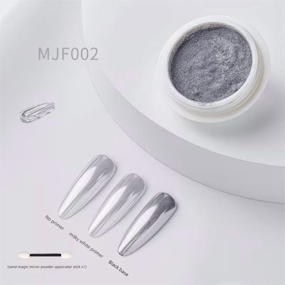 Magic Mirror Nail Powder Chrome Effect Water Ripple Gold Silver Cat Eye