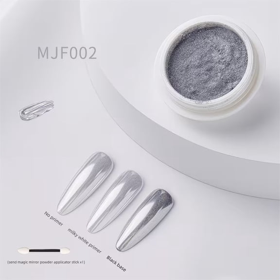 Magic Mirror Nail Powder Chrome Effect Water Ripple Gold Silver Cat Eye