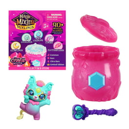 Magic Mixies Magical Misting Crystal Ball with Interactive 8 inch Blue  Plush Toy and 80+ Sounds and Reactions, Small Breeds