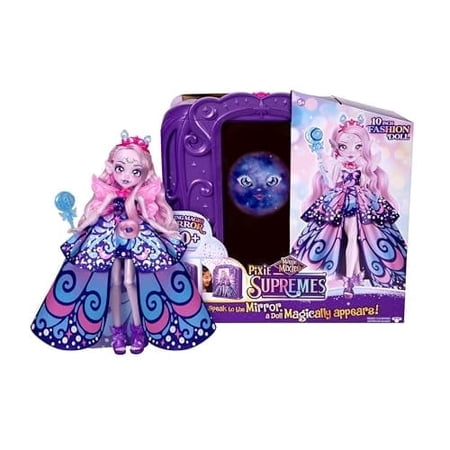 Magic Mixies Pixie Supremes Magic Mirror. Luna The Butterfly Pixie Supreme. Mix Magic Potion, Find Moonstone, Release to Reveal a Premium 10.5" Pixie Supreme Doll. 50+ Lights & Sounds. Fortun