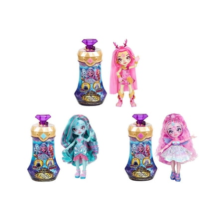 Magic Mixies Pixling Bundle - Unia the Unicorn, Marena the Mermaid and Deerle the Pixling Pack of 3