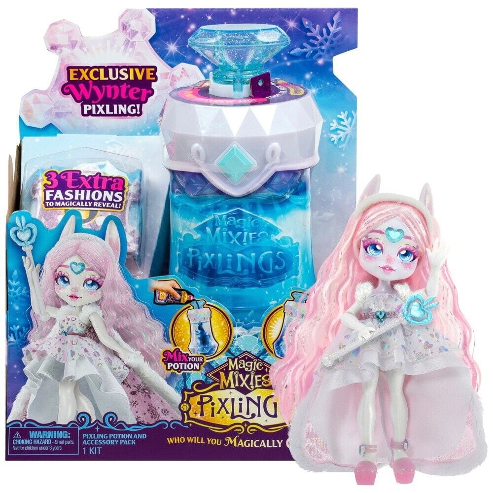 Magic Mixies Pixlings Flitta The Butterfly Pixling Doll Inside A Potion Bottle - 6.5 in