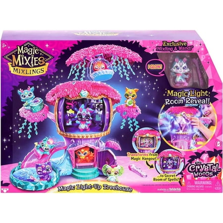 Magic Mixies Mixlings Magic Light-Up Treehouse with Magic Room Reveal