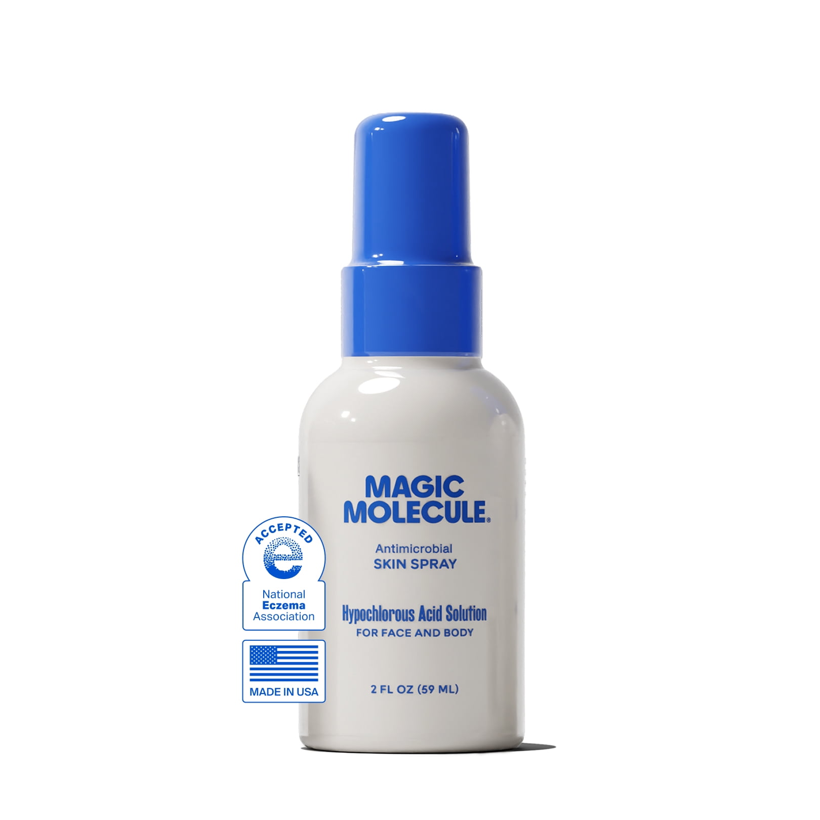 Magic Molecule Hypochlorous Acid Face & Body Spray for All Skin Types, 2 fl oz Mini
