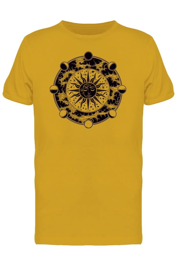 Magic Moon Clouds T-Shirt Men -Image by Shutterstock, Male Small
