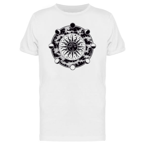 Magic Moon Clouds T-Shirt Men -Image by Shutterstock, Male Small