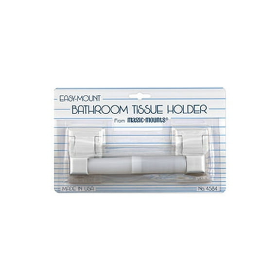 Magic Mounts Bath Tissue Holder 1Pk Wh (4584W)
