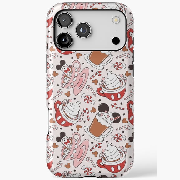 Magic Mouse Hot Cocoa Art Case for iPhone 11 12 13 14 15 16 17 Pro Max
