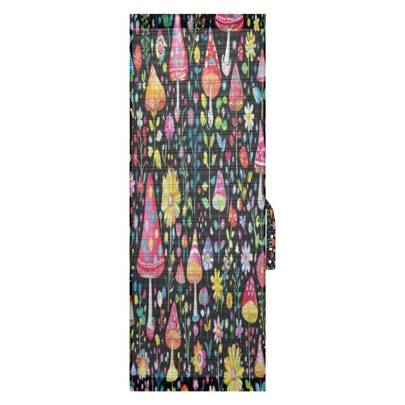 Magic Mushroom Door Side Curtain 54x40in Privacy Shade UV Protection Rod Pockets