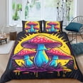 thumbnail image 1 of Magic Mushroom Pattern Duvet Cover Set Teen Adult Newly Design Bedroom Decor Bedspreads,Full (80"x90"), 1 of 6