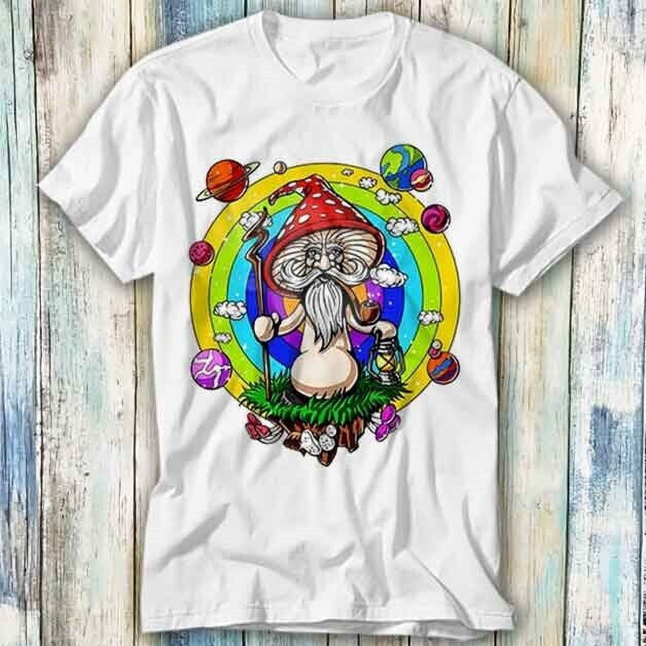 Maglietta Unisex Con Dea Ind&ugrave; Kali &ndash; Stampa Zen, Buddha, Yoga, Terra, Meme Divertente (Taglia Unica, Bianca)