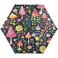 thumbnail image 1 of Magic Mushroom Umbrellas for Sun Auto Open Close UV50+ Waterproof 5-Fold Compact Fiberglass Frame, 1 of 6