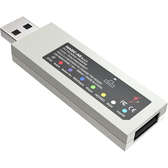 Magic NS Controller USB Adapter for / 2, Steam Deck, macOS, Windows, Raspberry Pi and