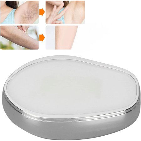 Magic Nano Crystal Hair Eraser, Painless Reusable Hair Removal Tool Portable Skin Exfoliating Tool, for Arms, Legs, Back, for Men and Women(Silver)