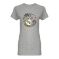 thumbnail image 1 of Magic Nature Unicorn Shaped T-Shirt Women -Image by Shutterstock, Female 3X-Large, 1 of 2