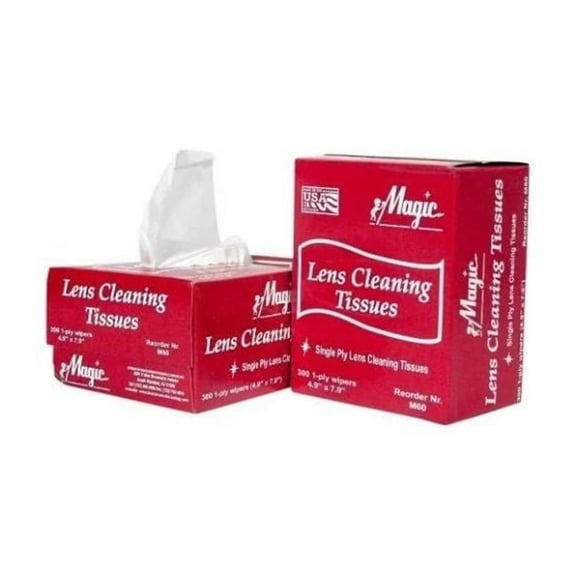 Magic New Lens Cleaning Tissues, All Purpose Wipers 10 Boxes (3000 Towelettes)