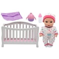 thumbnail image 1 of Magic Nursery: Doll In Crib - 8" Baby Doll Playset - New Adventures, Children's Pretend Play, Ages 2+, 1 of 7