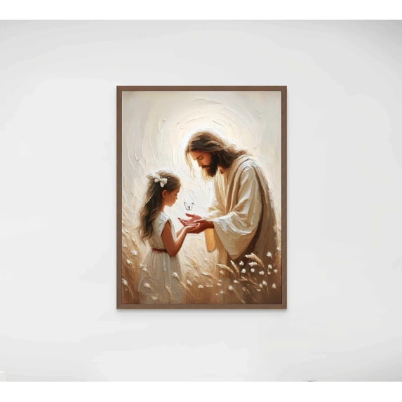 Magic Of Faith Christian Art Jesus With Girl Jesus Bible Art Christ And ...