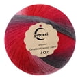 thumbnail image 1 of Magic Ombre Mandala Yarn Cake - 500M 90% Wool Lab-Certified Anti-Pilling (7oz) | Tangle-Free Center-Pull for Sock, Crocheting | Rainbow Gradient Variegated Yarn, 1 of 10