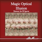 Magic Optical Illusion, Discover the 3D figures, Paperback