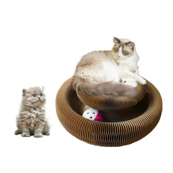 Magic Organ Cat Scratcher Board Cat Ball Adventure The Ultimate Interactive Mental Physical Exercise for Indoor Cats Toy